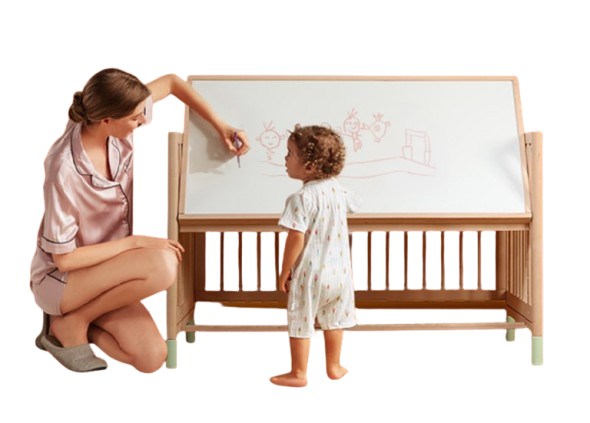 Kinderbedje 3v1 - Massief - 120x60 cm