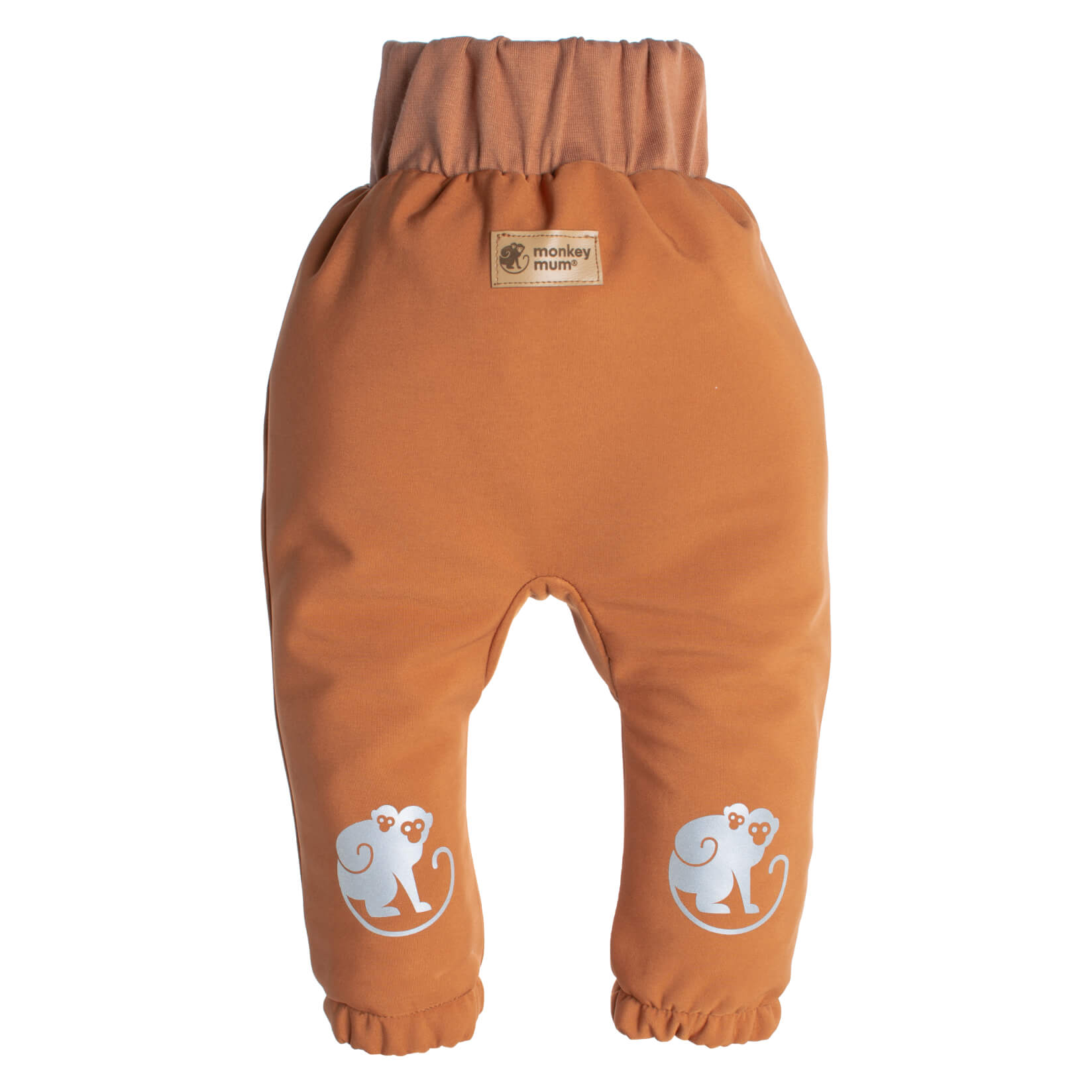 Kinder-softshellbroek met membraan Monkey Mum® - Herfstbladeren
