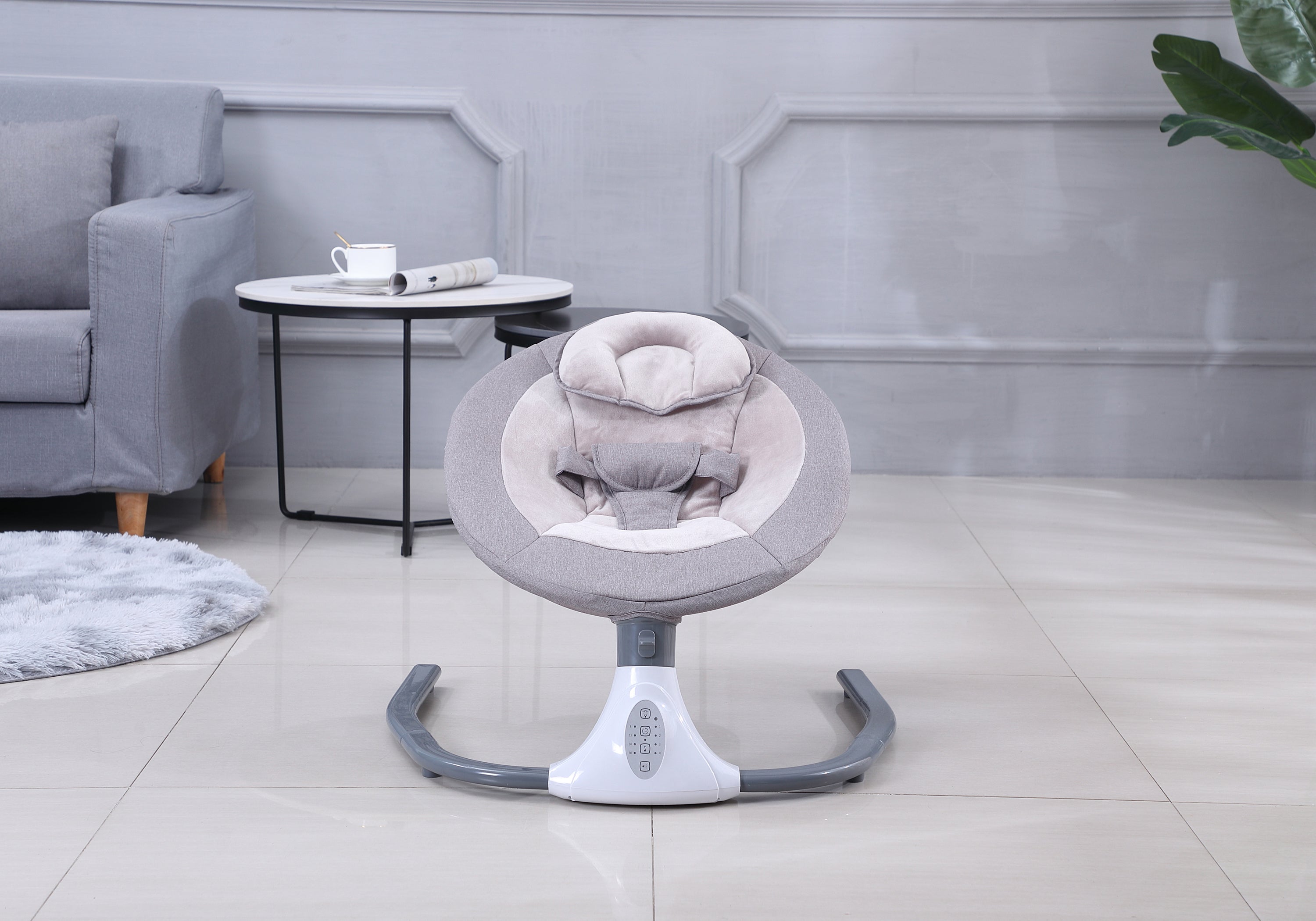 Elektrische horizontale babyschommel