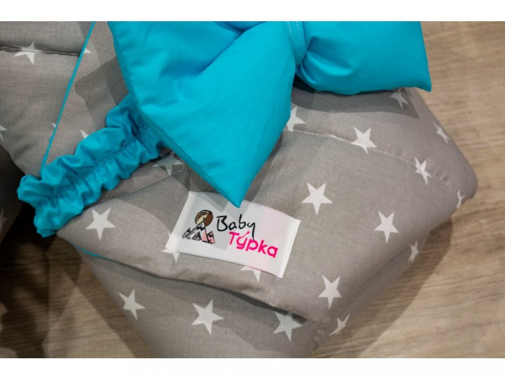 Wikkeldoek - Star blue