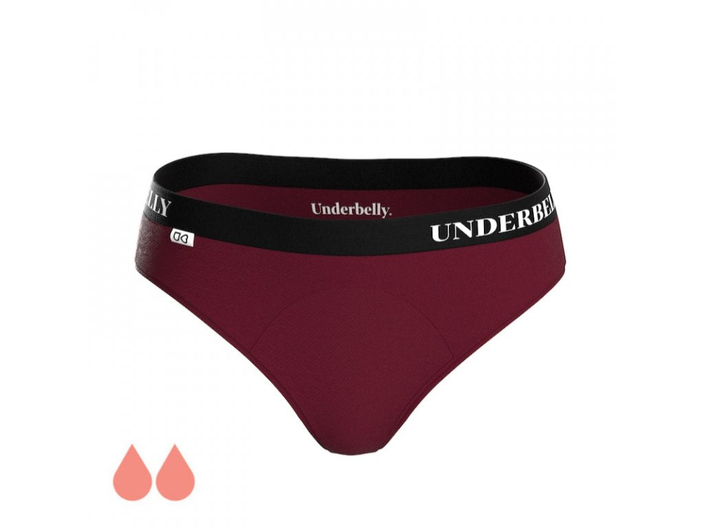 Menstruatieslipje Onderbuikuniversum, Zwakkere menstruatie - bordeaux