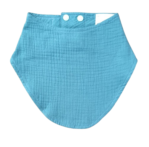 Mousseline slabbetje Monkey Mum® - Muntgroen