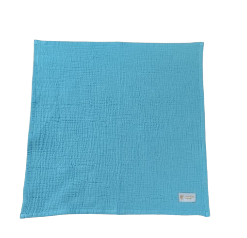 Mousseline luier Monkey Mum® - Muntgroen