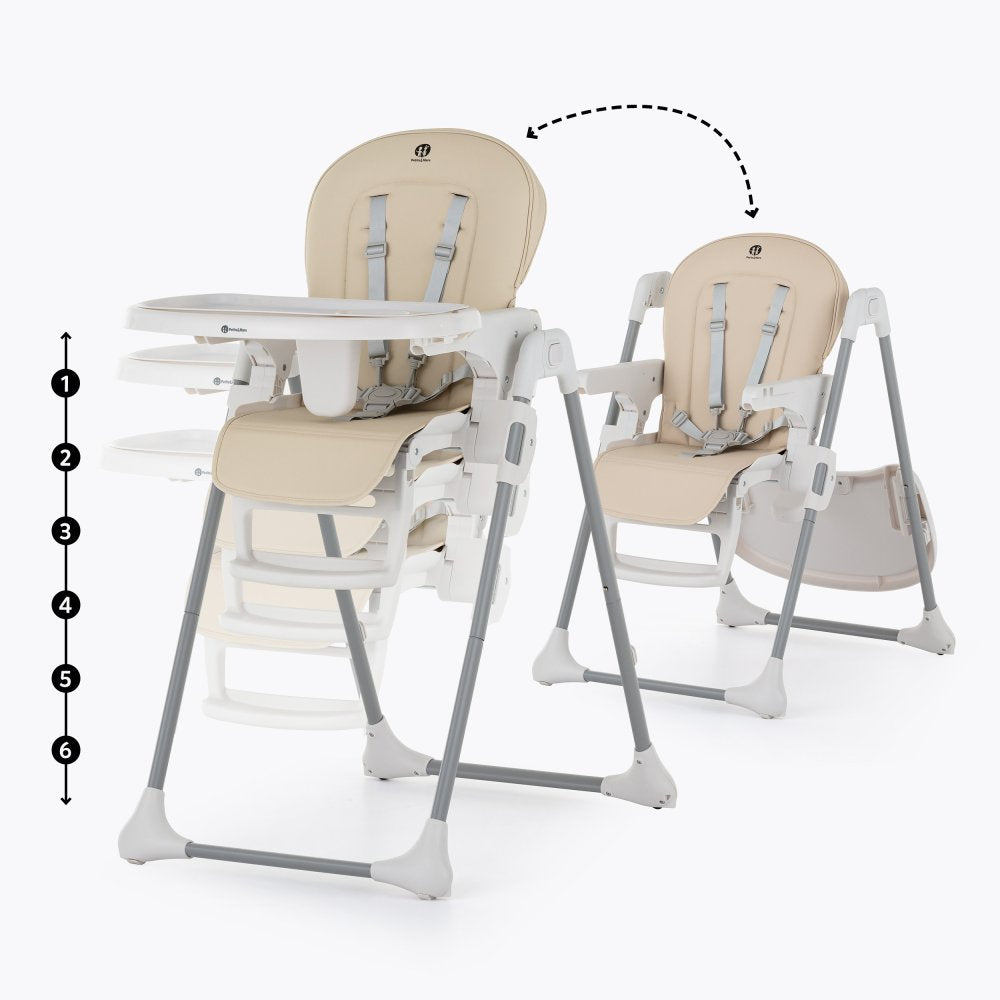 PETITE&MARS Zitkussen en blad voor Gusto Mature Olive kinderstoel