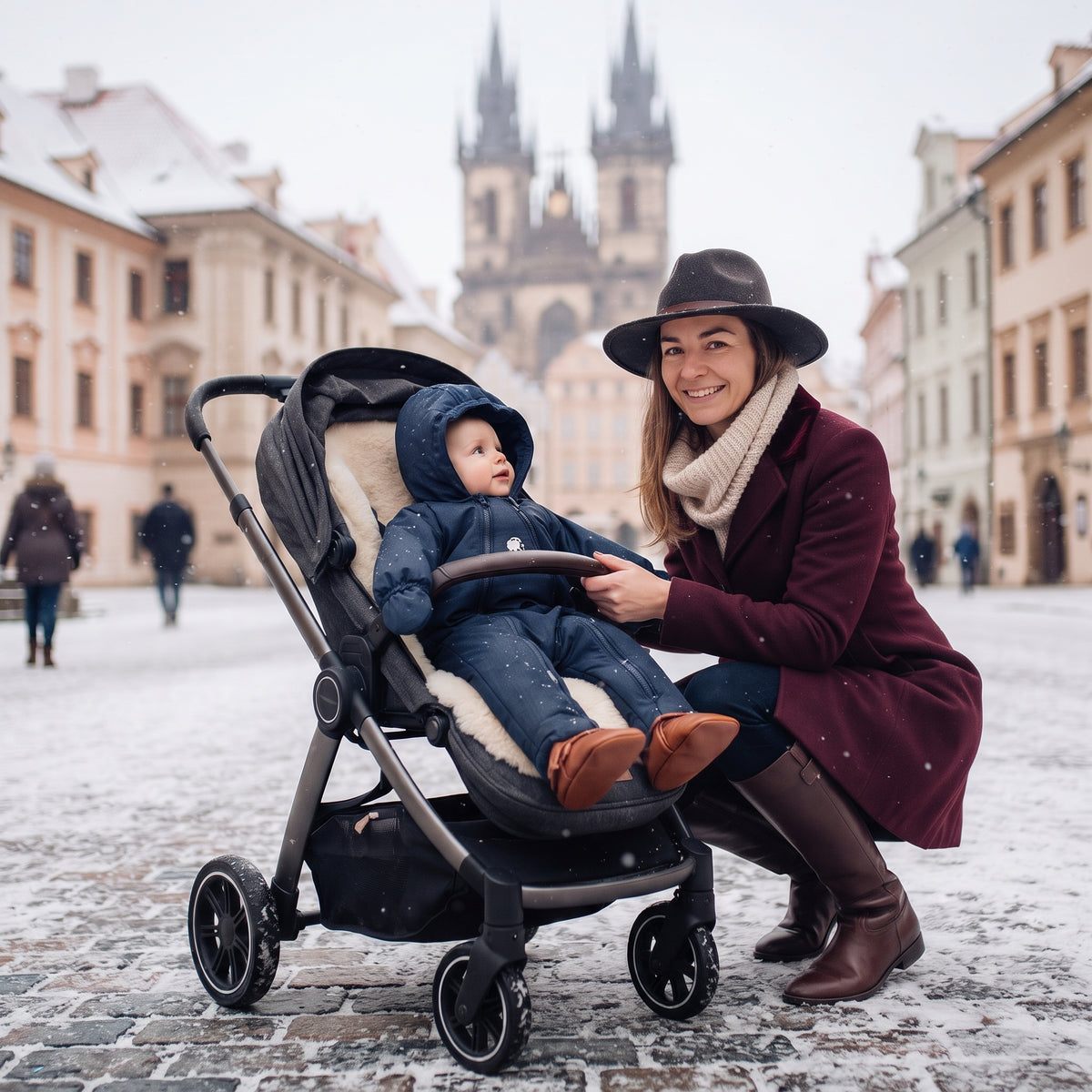 Monkey Mum® Kinder winter-softshelloverall met teddyvoering - Sprookjesachtig bedtijdverhaaltje - maat 62/68, 74/80