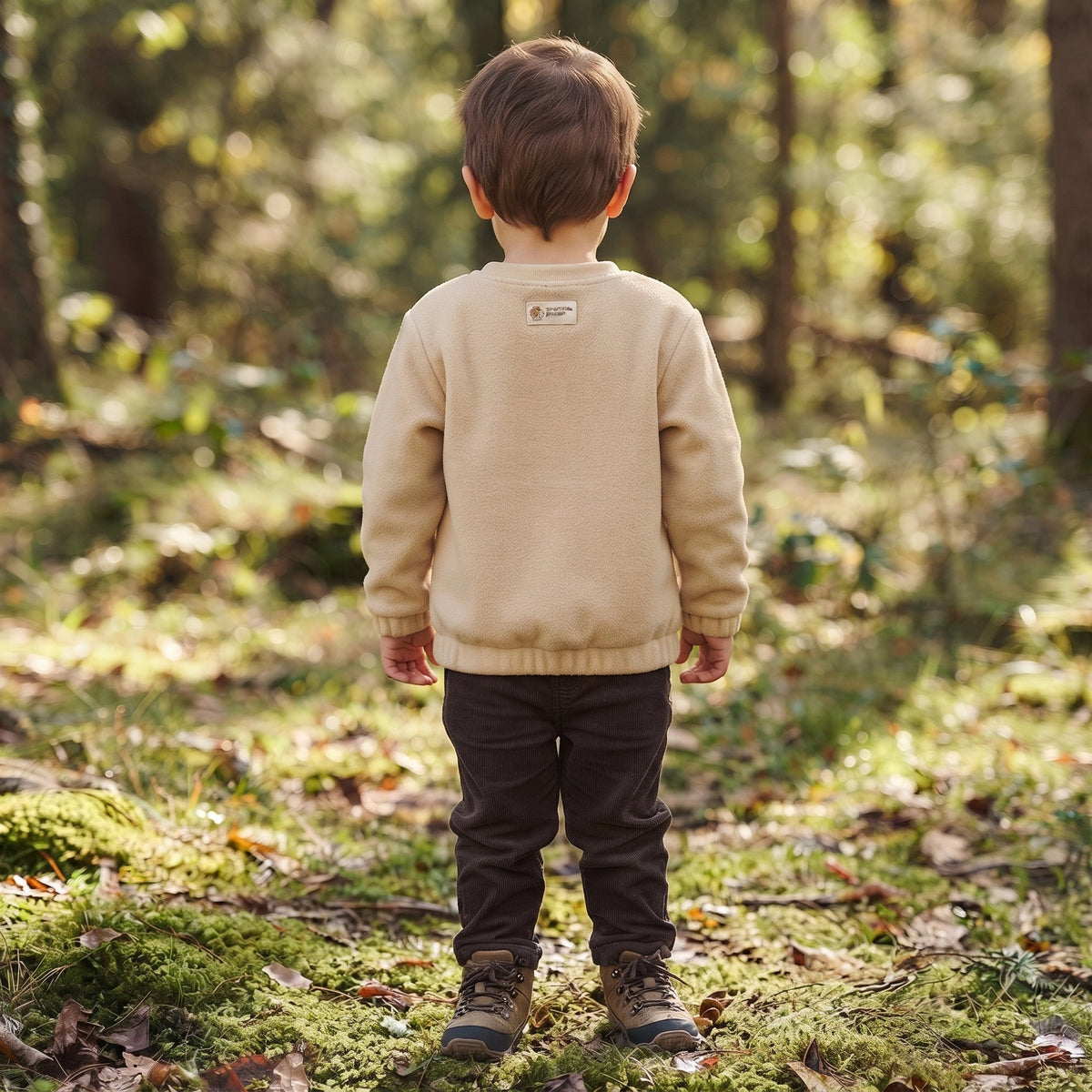 Fleecetrui over het hoofd Monkey Mum® - Beige
