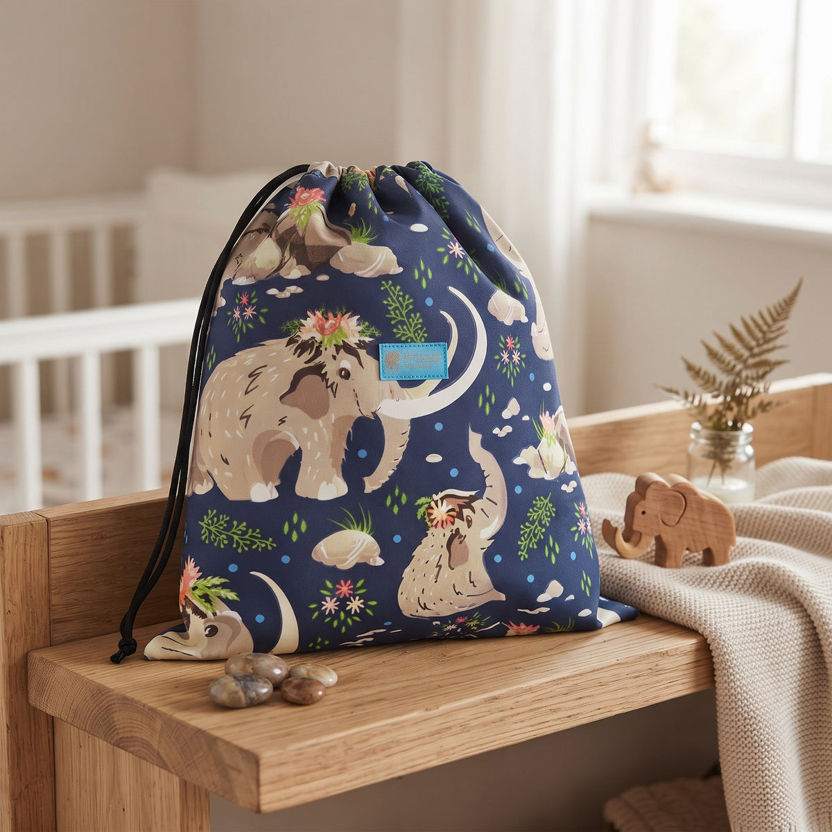 Stoffen zak Monkey Mum® - Mammoeten