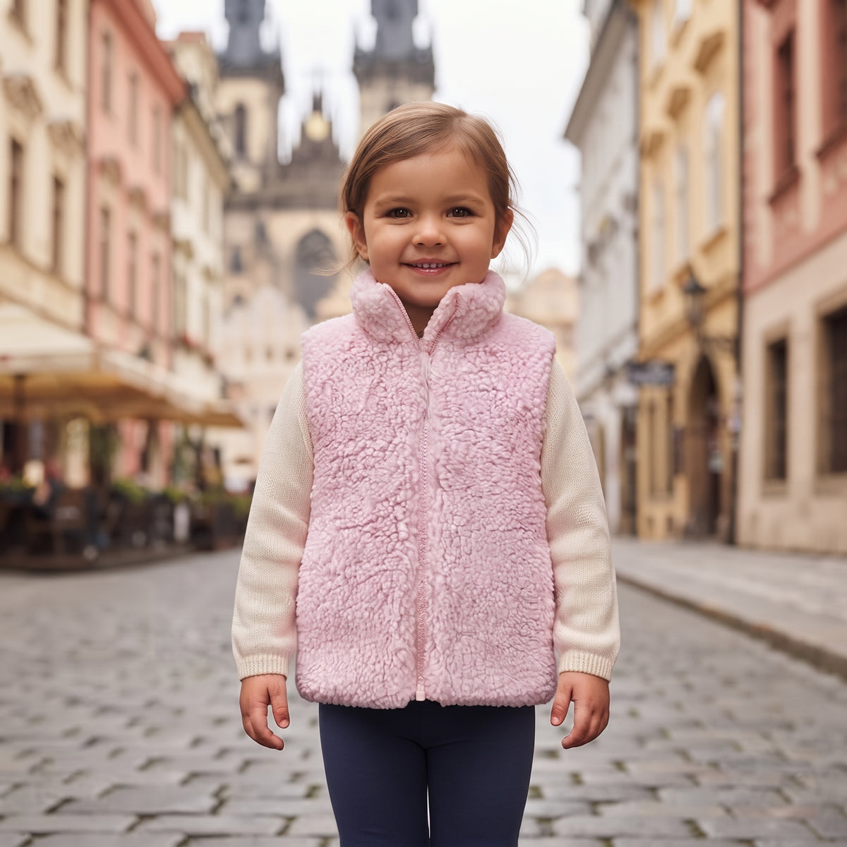 Teddyvest Monkey Mum® - Roze