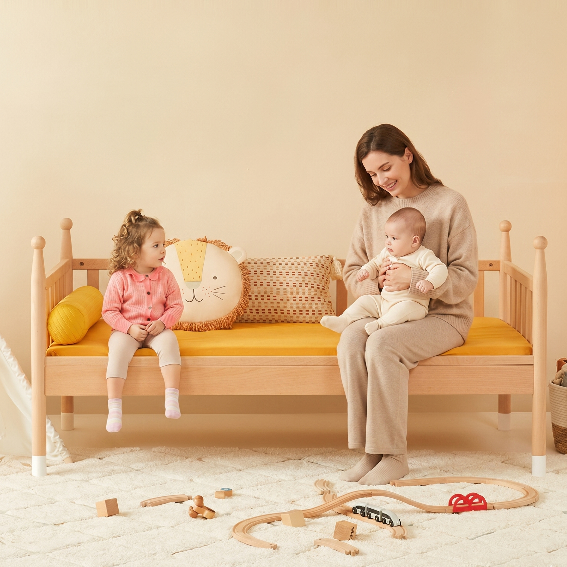 Kinderbed 5v1 - Massief