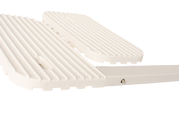 Plastic eindstukken voor L-verbindingen voor bedhekken Monkey Mum®