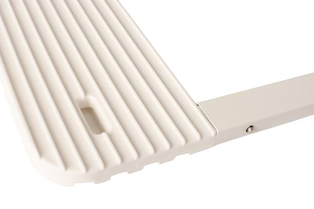 Plastic eindstukken voor L-verbindingen voor bedhekken Monkey Mum®