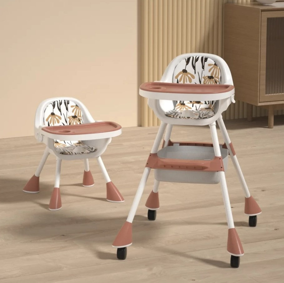 Kinder kinderstoel 2v1 Simple - Coffee Red - uitgepakt