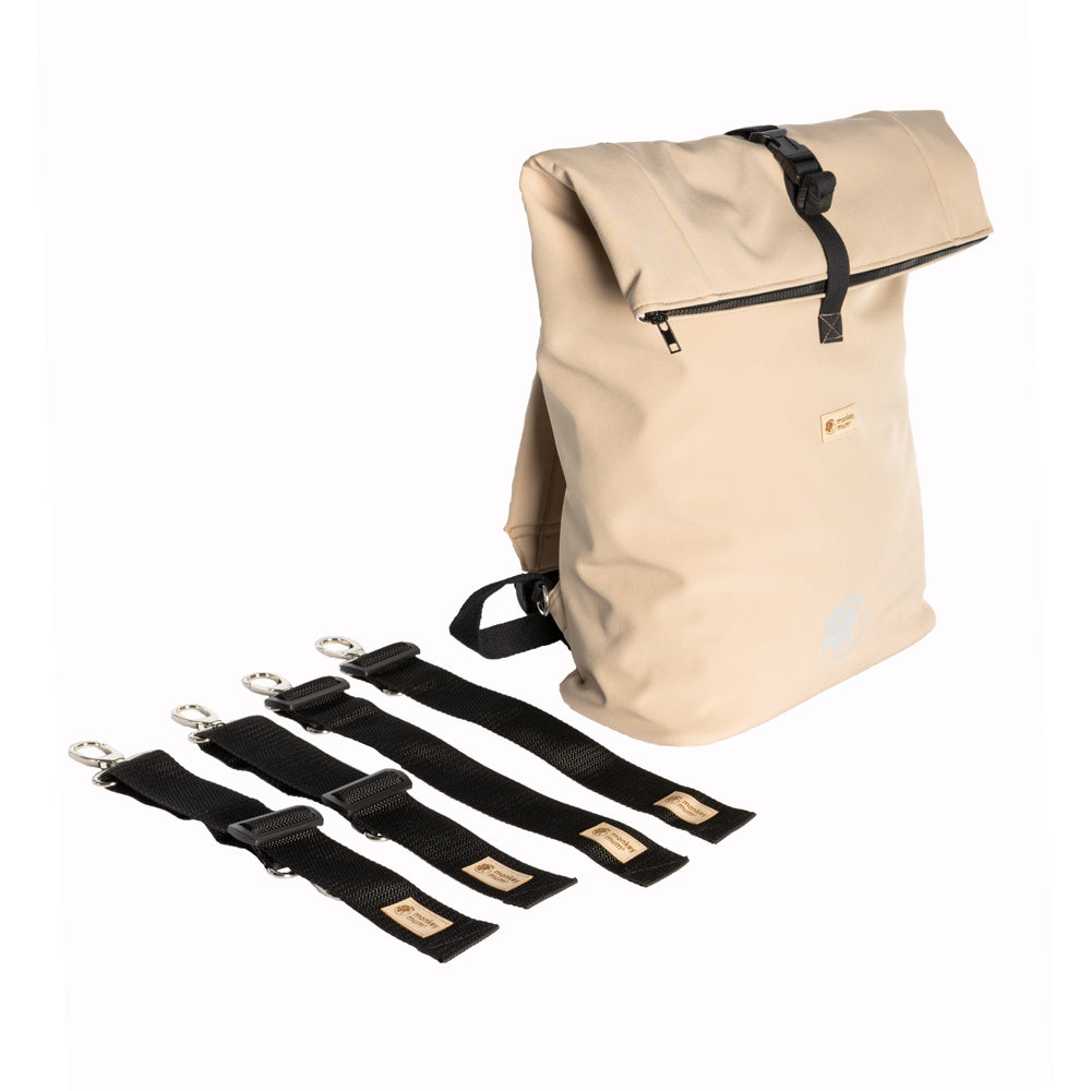 Monkey Mum® Geïntegreerde softshell-rugzak voor draagzak Carrie - Safari tour