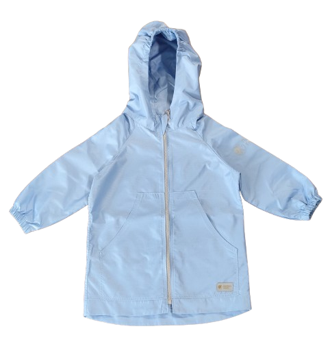 Monkey Mum® Windjack met raglanmouwen - Lichtblauw