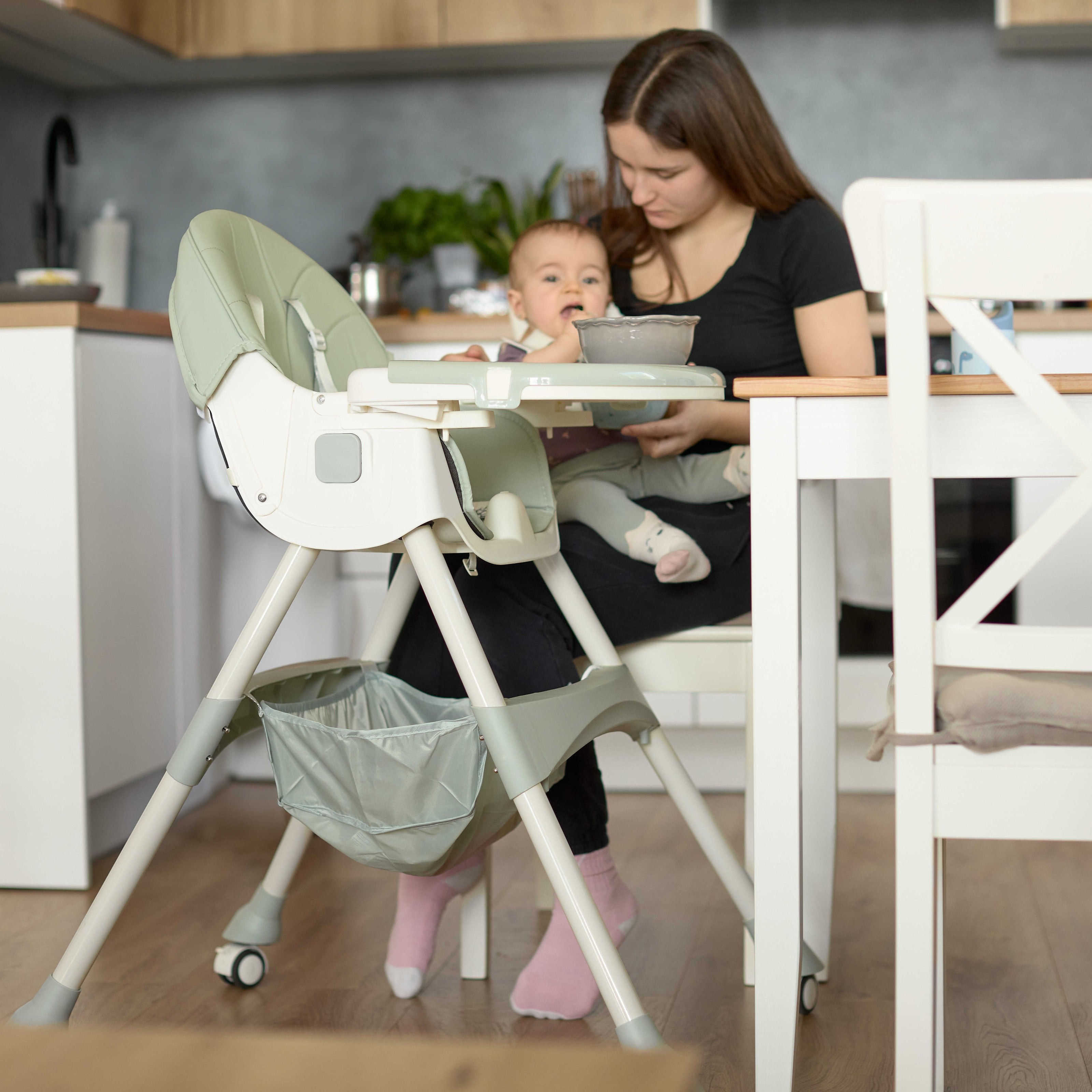 Kinder eetstoel 2-in-1 Comfort - Roze