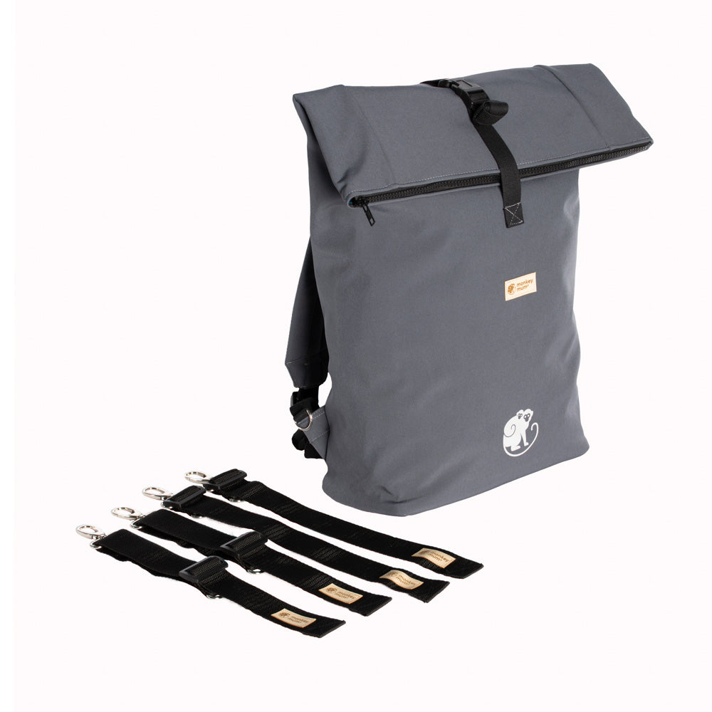Monkey Mum® Geïntegreerde softshell-rugzak voor draagzak Carrie - Mysterieus uitstapje