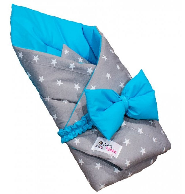 Wikkeldoek - Star blue