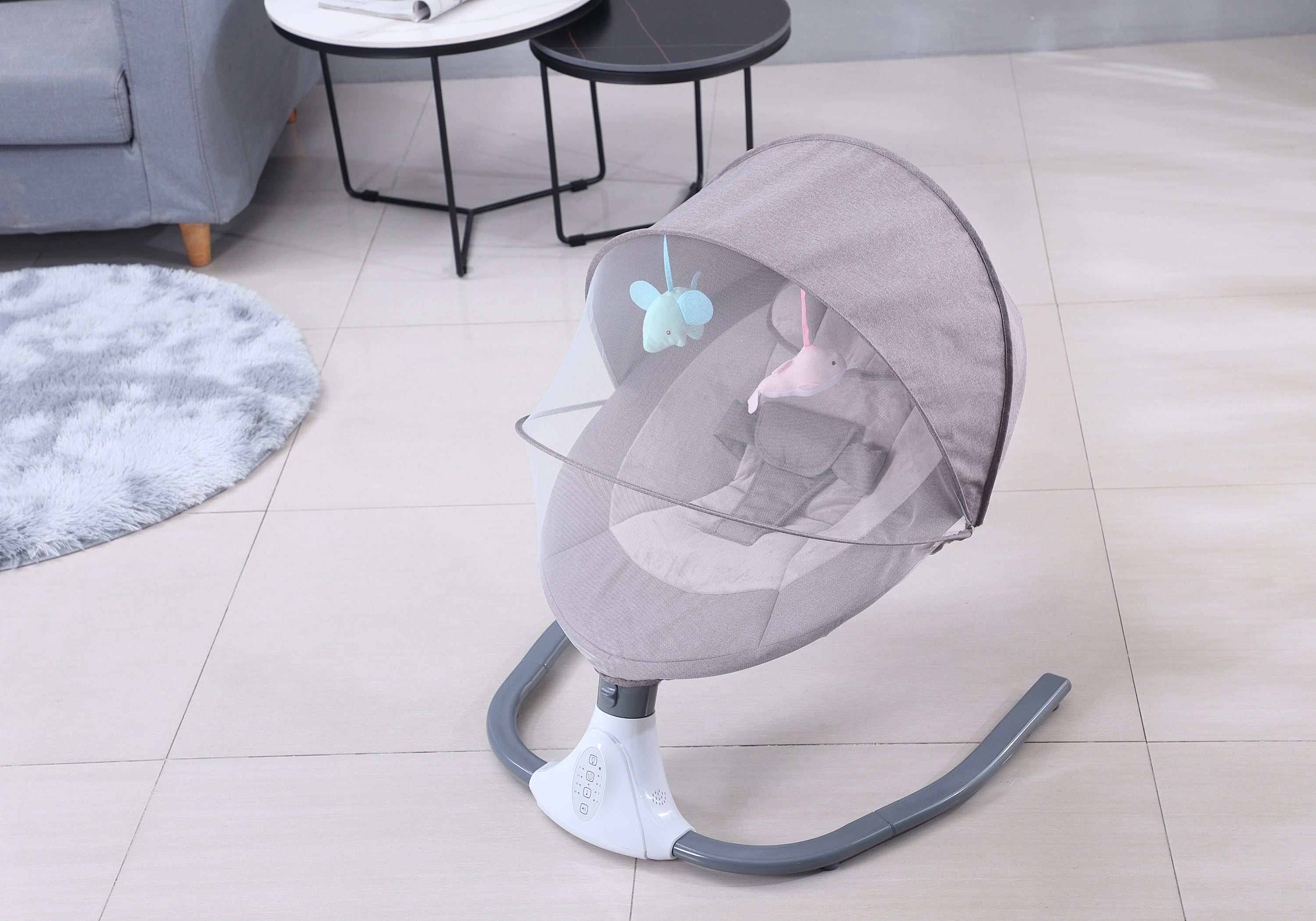 Elektrische horizontale babyschommel