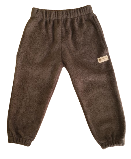 Monkey Mum® Fleecesweatbroek - Bruin