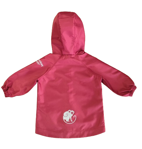 Monkey Mum® Windjack met raglanmouwen - Bordeaux