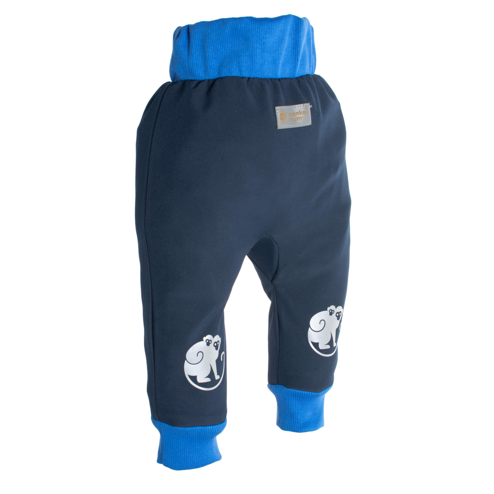 Kinder-softshellbroek met membraan Monkey Mum® - Nachthemel