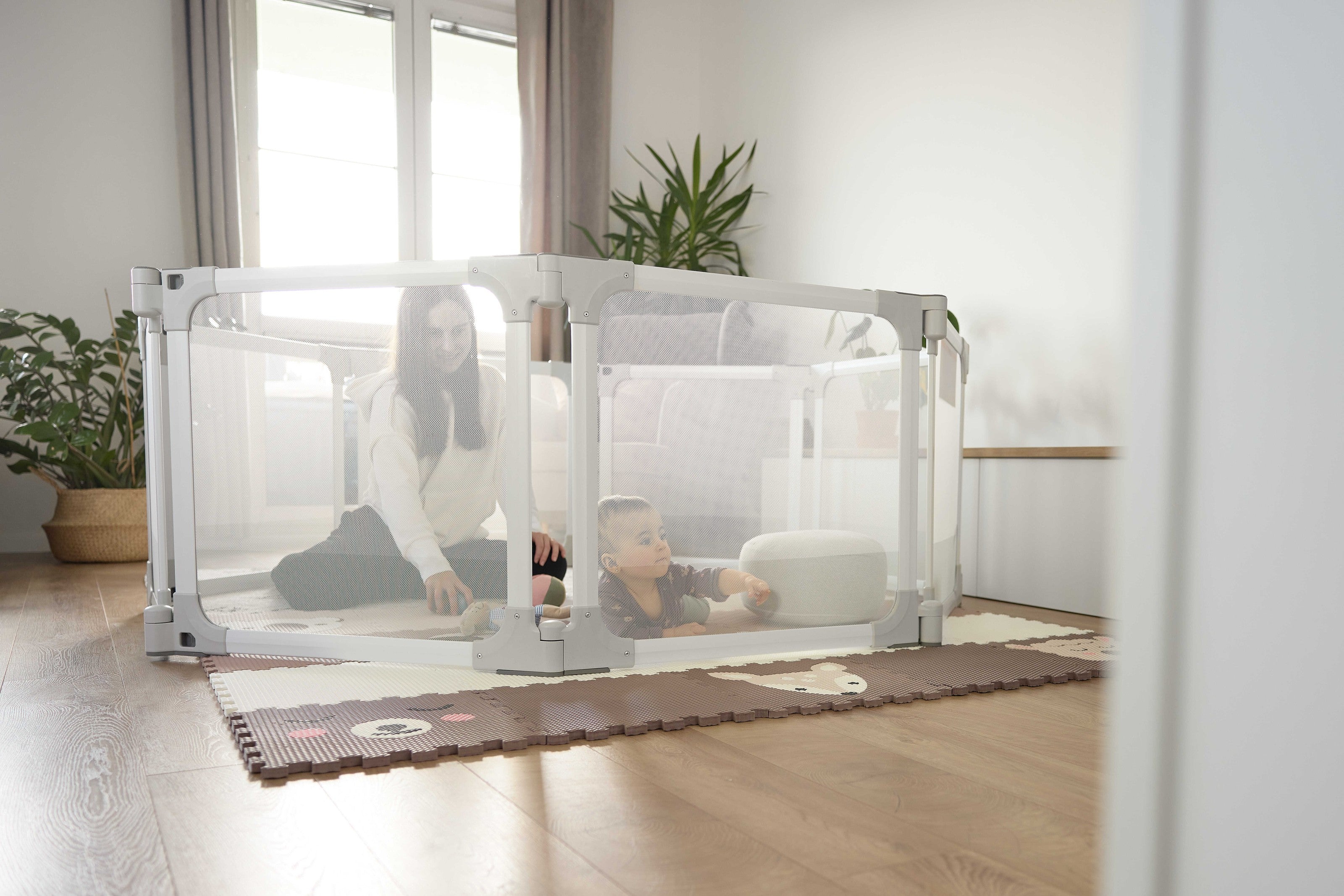 Veilige box Monkey Mum® - uitgepakt