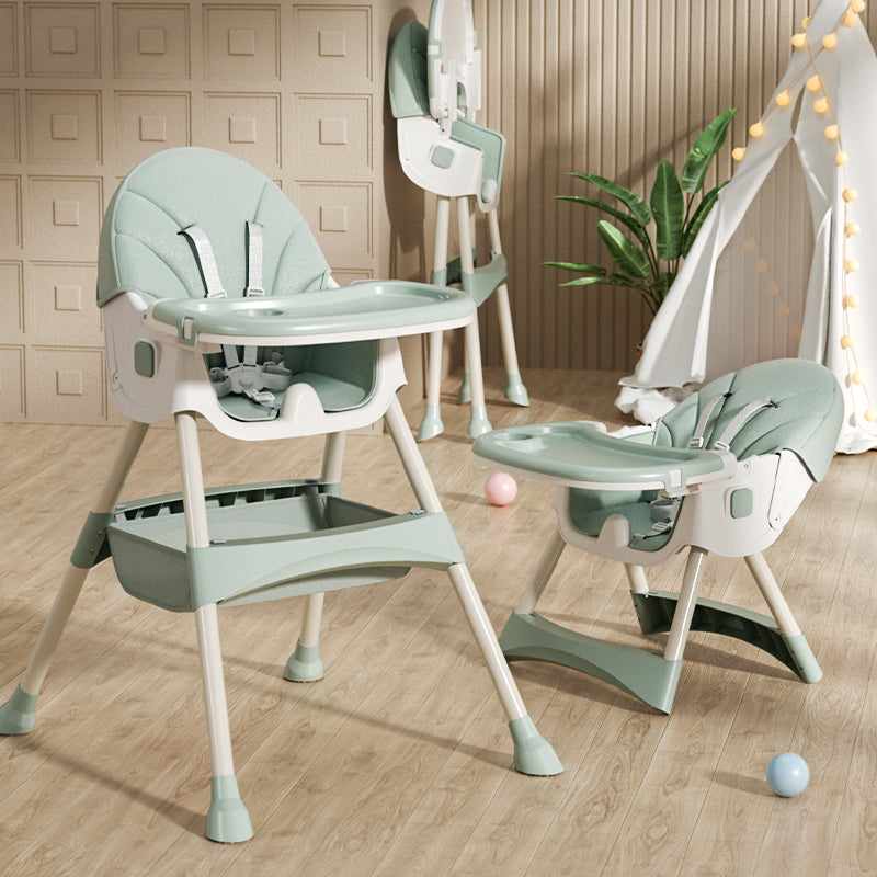 Kinder eetstoel 2-in-1 Comfort - Groen - uitgepakt