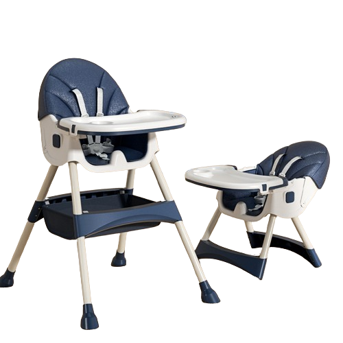 Kinder eetstoel 2-in-1 Comfort - Blauw
