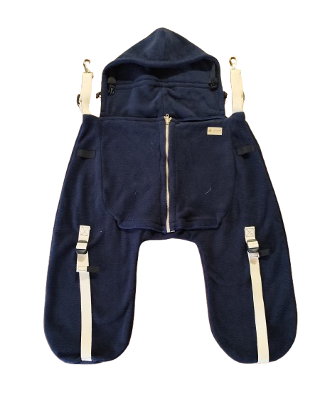 Monkey Mum® Verwarmende fleecetas voor draagzak of kinderwagen Carrie - Ezeltje
