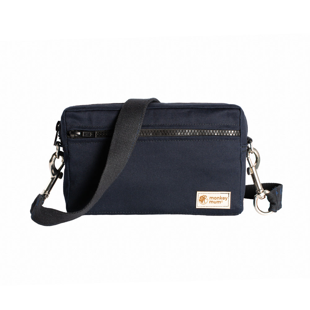 Monkey Mum® Multifunctionele heuptas voor draagzak Carrie - Zilverdonker
