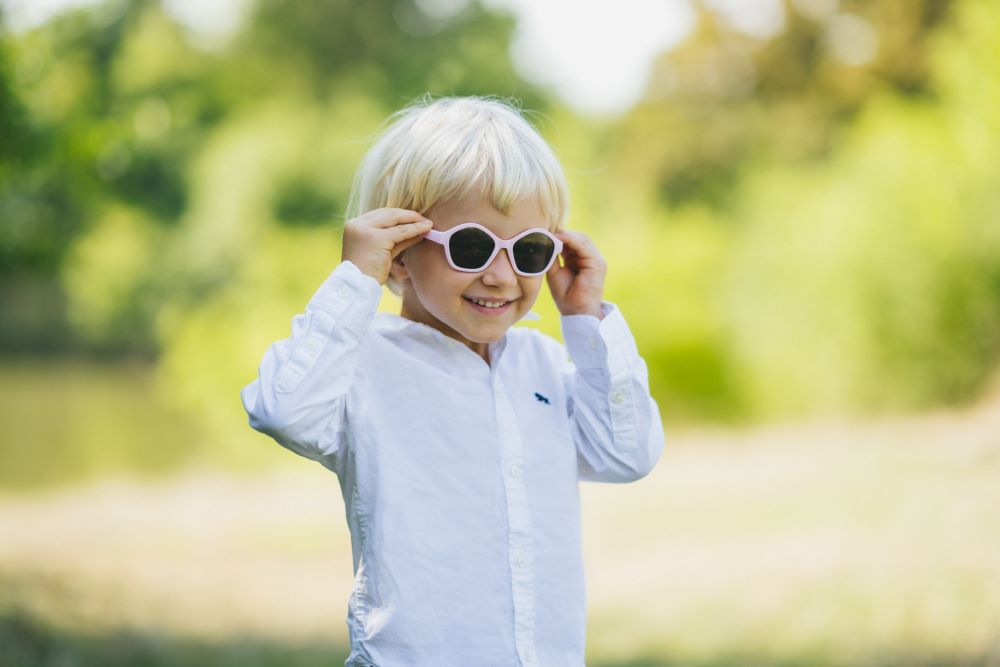 Kinderzonnebril Monkey Mum® - Panda-oogopslag - meerdere kleuren