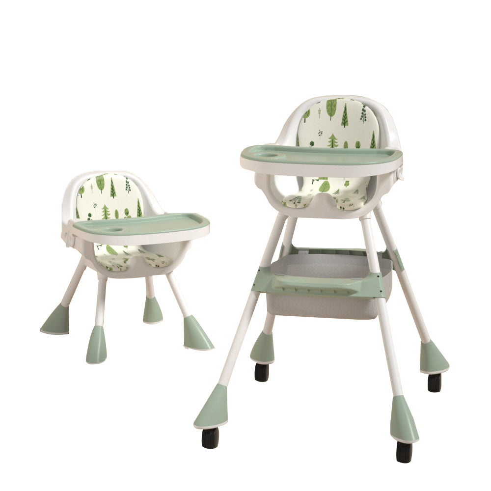 Kinder eetstoel 2-in-1 Simple - Matcha Groen
