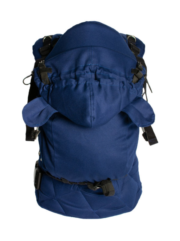 Monkey Mum® Lichte capuchon voor de Carrie-draagzak - Marineblauw