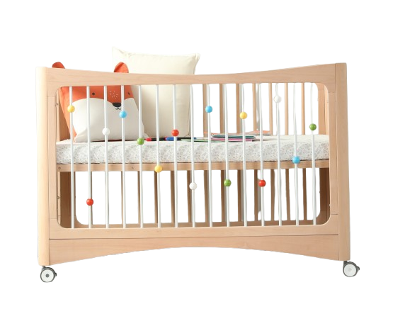 Kinderbedje 4v1 - Massief - 120x65 cm
