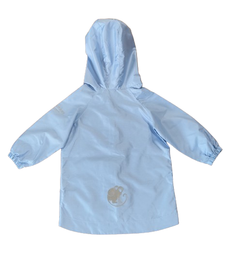 Monkey Mum® Windjack met raglanmouwen - Lichtblauw