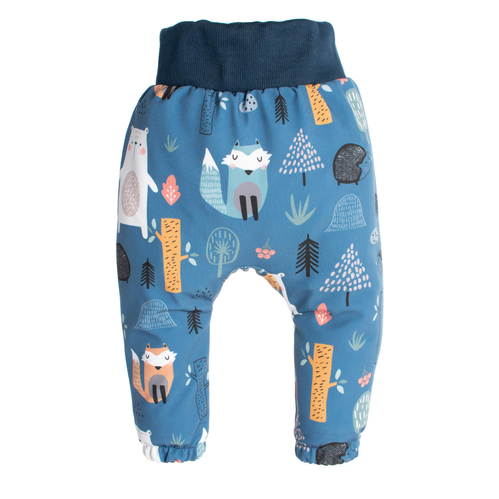 Kinder-softshellbroek met membraan Monkey Mum® - Nachtelijke diertjes