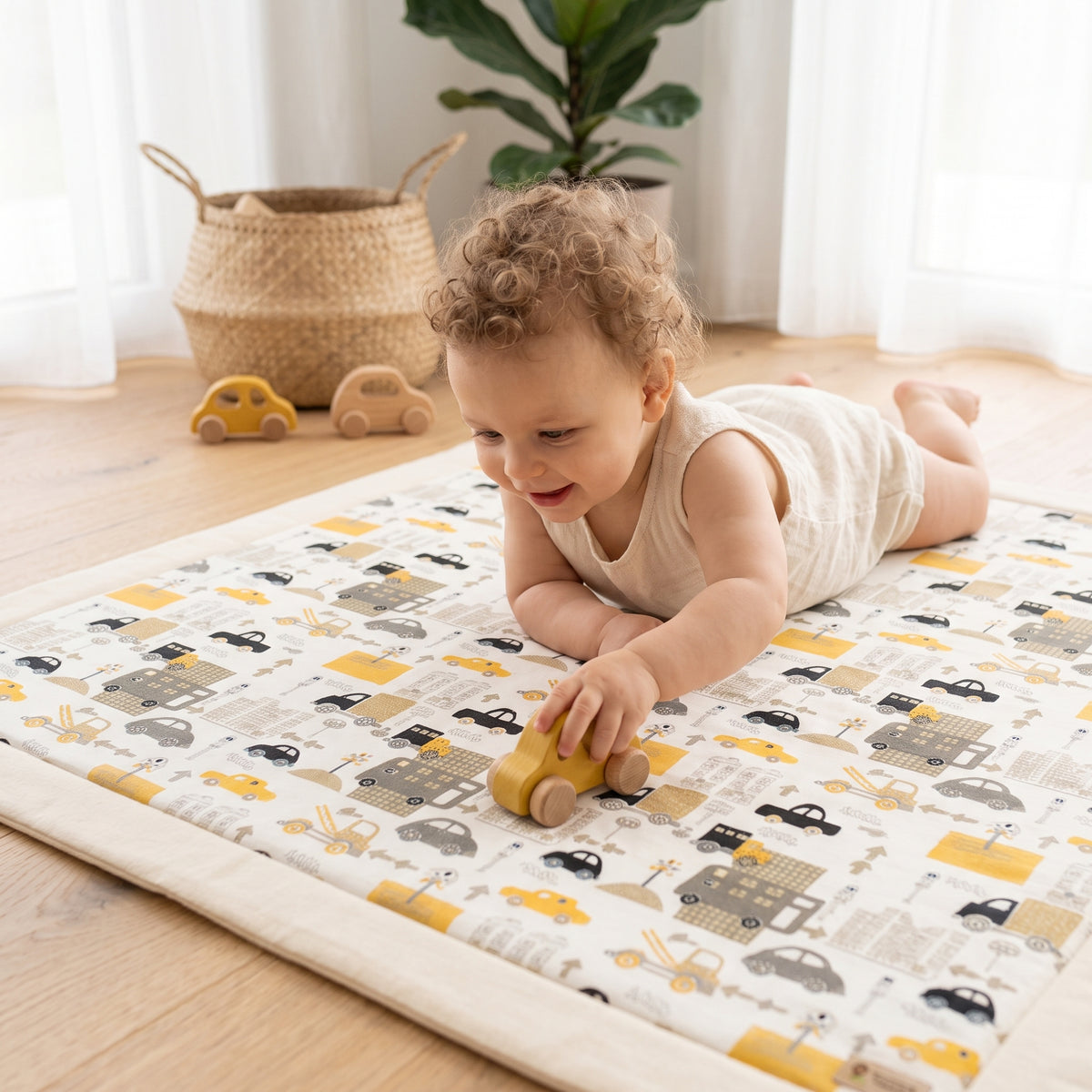 Speelkleed Monkey Mum® - Stadsverkeer