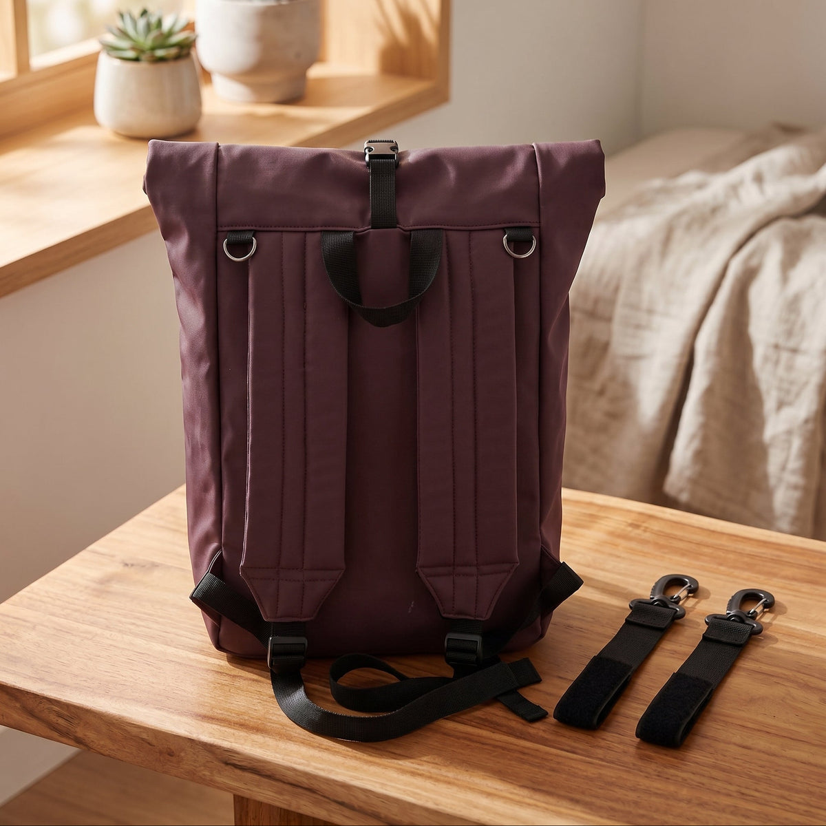 Monkey Mum® Softshell rugzak voor kinderwagen – Berenpootafdruk
