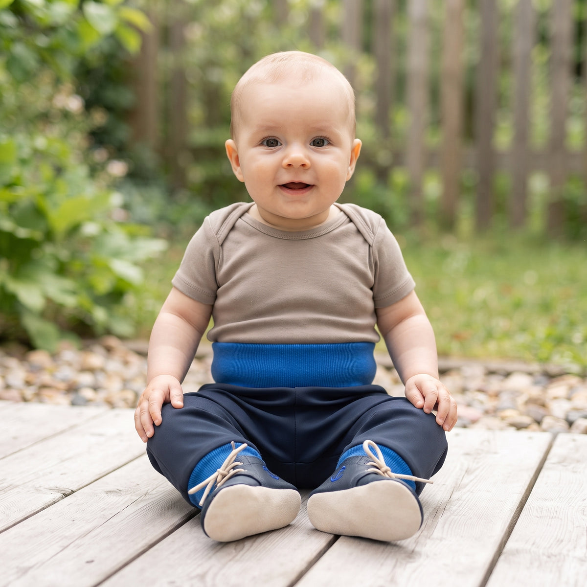 Kinder-softshellbroek met membraan Monkey Mum® - Nachthemel