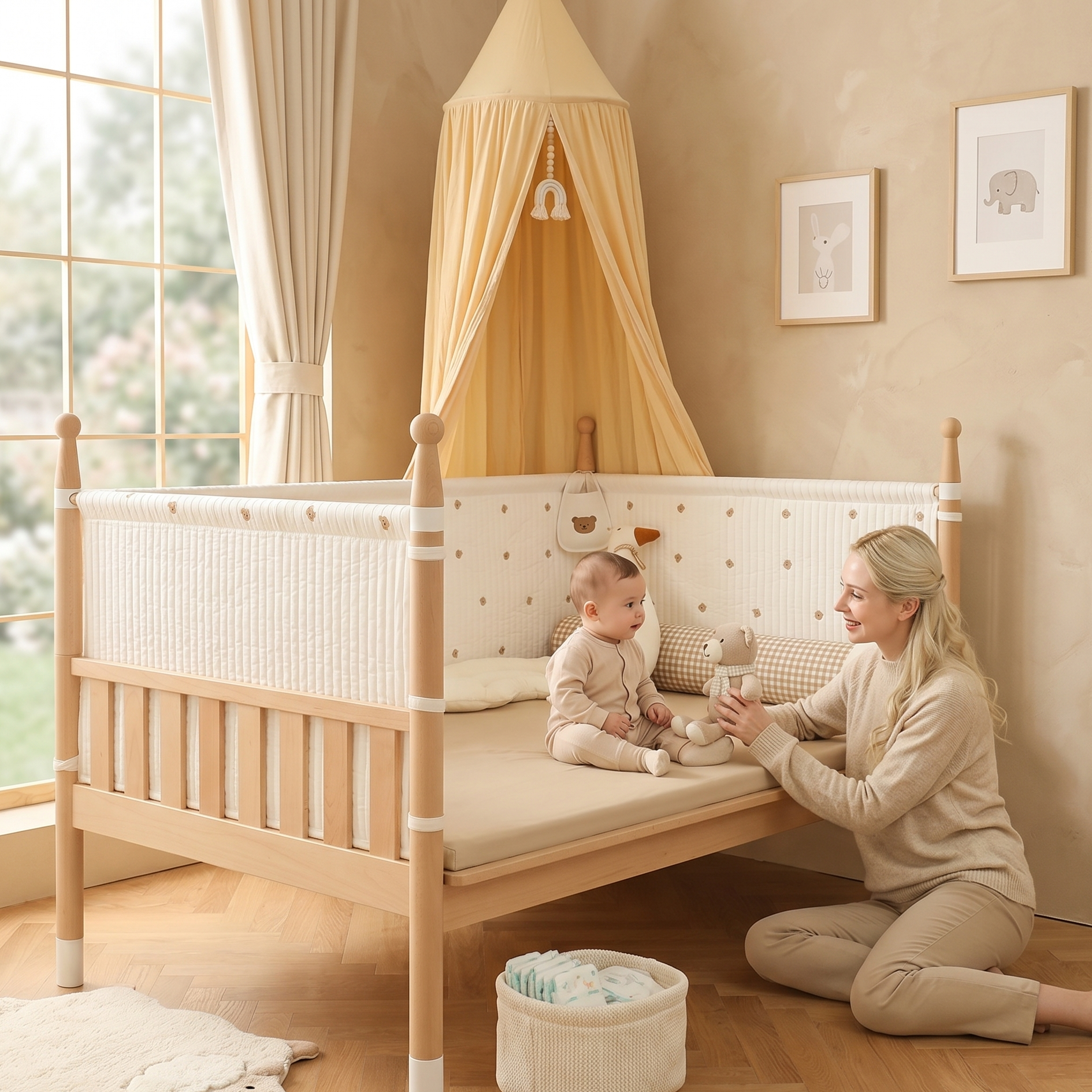 Kinderbed 5v1 - Massief
