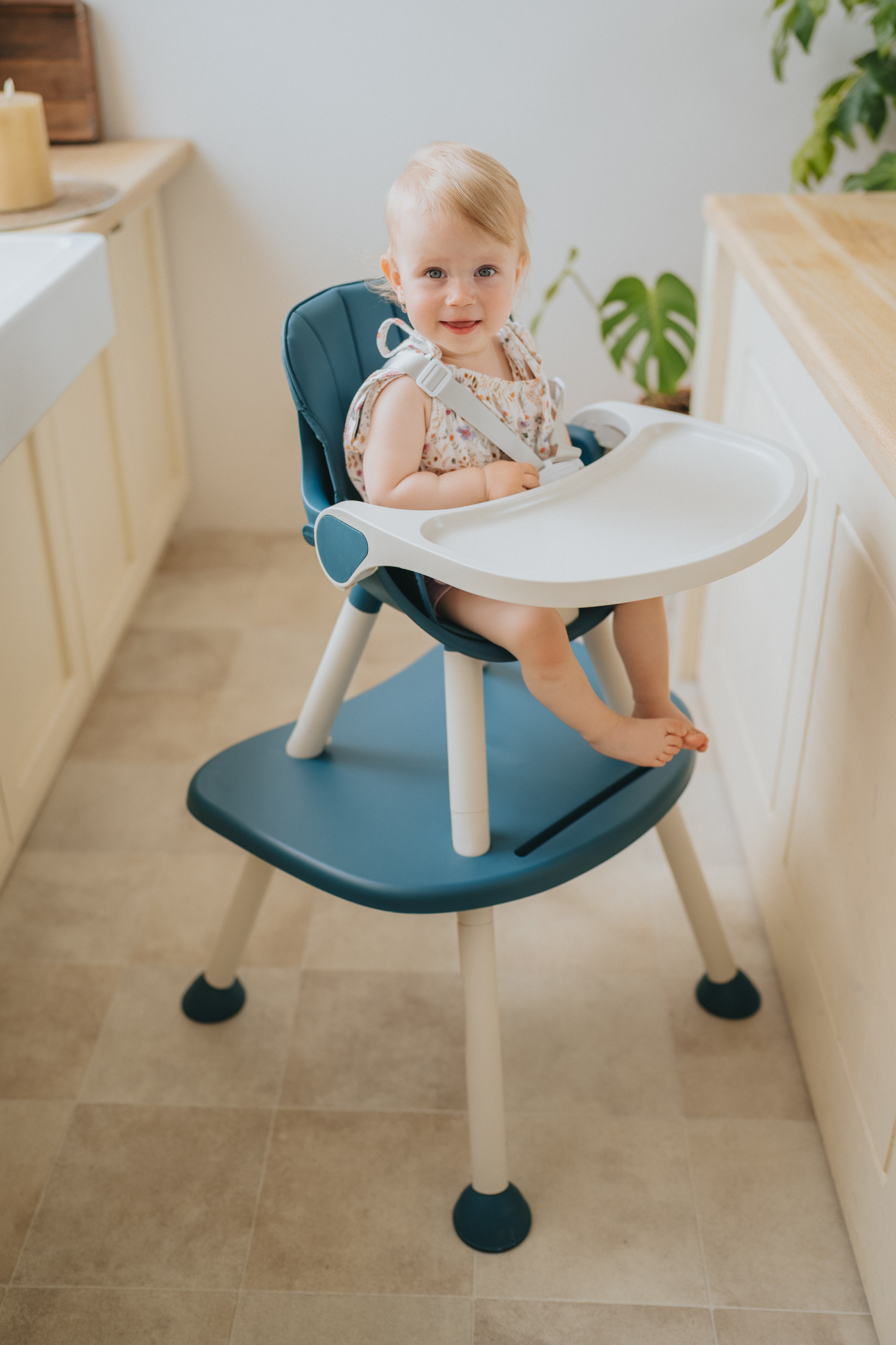 Kinder kinderstoel 2v1 Grow - Blauw - uitgepakt