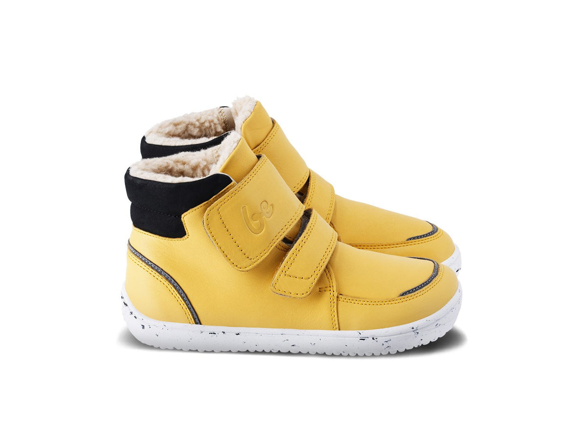 Be Lenka Kinderwinterschoenen op blote voeten Panda 2.0 - Kaasgeel