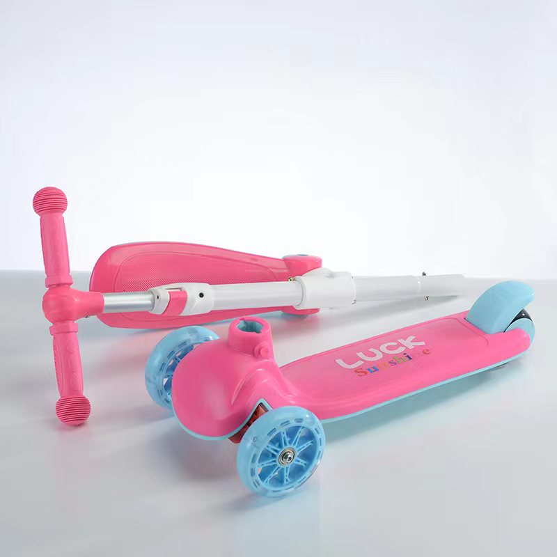 Kinderstep met zitje - 3-in-1 - Geel - TENTOONSTELLINGSEXEMPLAAR