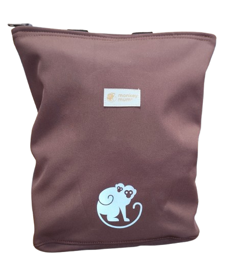 Kinder softshell rugzak Monkey Mum®  - Bruin