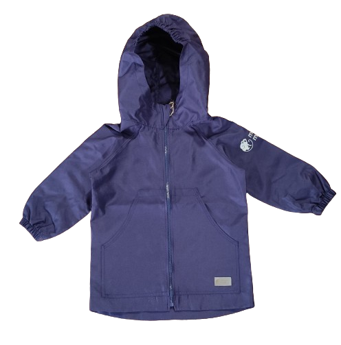 Monkey Mum® Windjack met raglanmouwen - Donkerpaars
