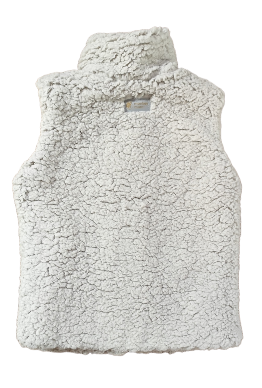 Teddyvest Monkey Mum®  - Lichtgrijs