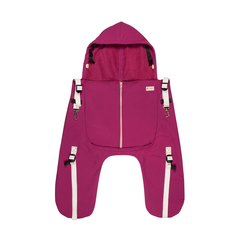 Monkey Mum® Geïsoleerde softshellzak voor de draagzak of kinderwagen Carrie - Lieveheersbeestje
