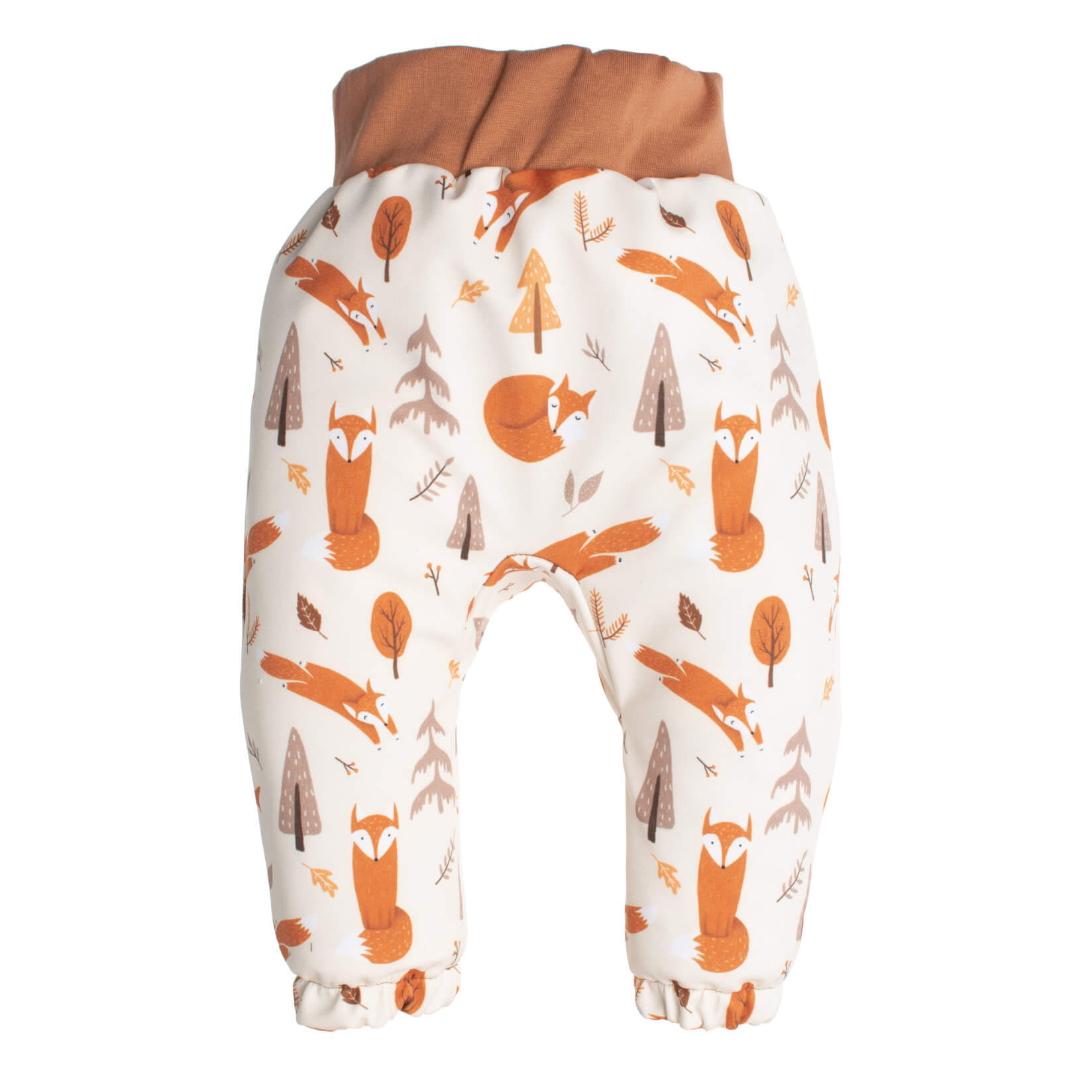 Kinder-softshellbroek met membraan Monkey Mum® - Vossenpret