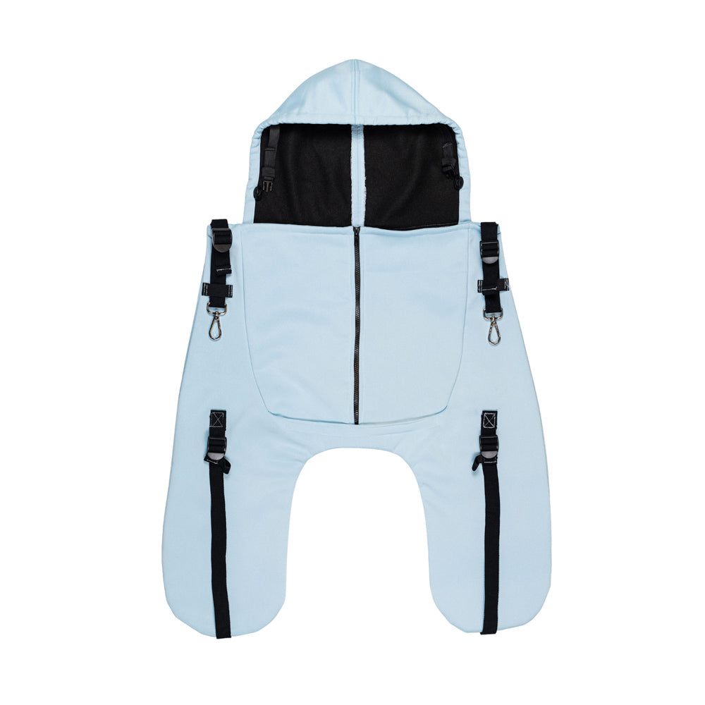 Monkey Mum® Verwarmende softshellhoes voor draagzak of kinderwagen Carrie - Olifantje