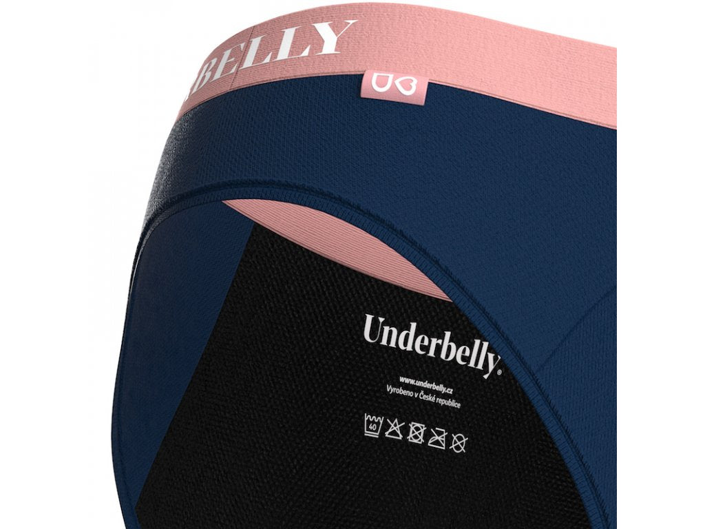 Menstruatieslipje Onderbuikuniversum, Sterkere menstruatie - blauw